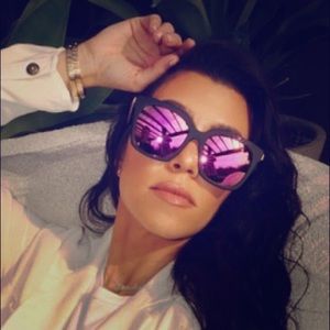 DIFF eyewear Bella Matte Black sunglasses